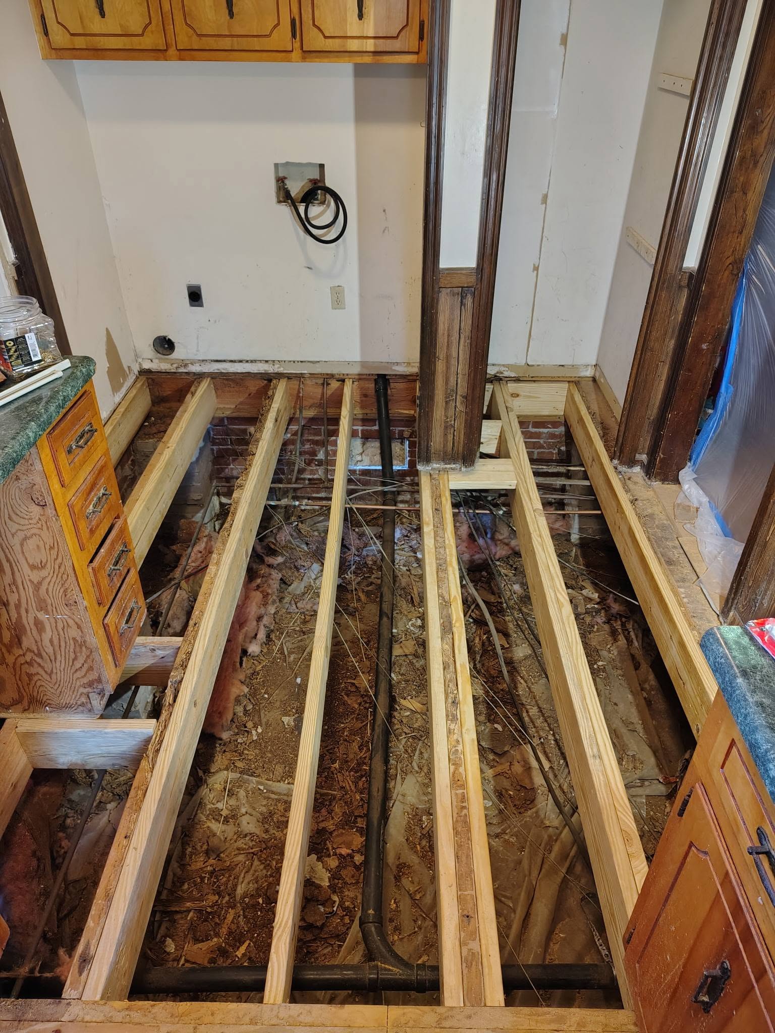 Floor joist and structural repair